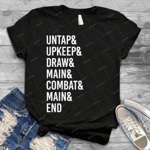 Magic The Gathering Game Phases - Gift Idea Shirt For Men Tee For Women Classic Retro Vintage Graphic T-Shirt