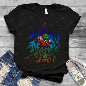 Majora S Mask - Colored 53 - Gift Idea Shirt For Men Tee For Women Classic Retro Vintage Graphic T-Shirt