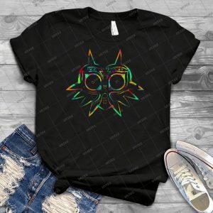 Majora S Mask Lines Color 91 - Gift Idea Shirt For Men Tee For Women Classic Retro Vintage Graphic T-Shirt