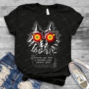 Majoras Mask - Meeting With A Terrible Fate 74 - Vintage Men's Shirt Tshirt For Women Classic Handmade Shirt Retro Graphic Tee