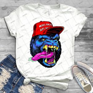 Make America Ape Again - Gift Idea Shirt For Men Tee For Women Classic Retro Vintage Graphic T-Shirt