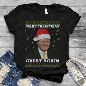 Make Christmas Great Again Donald Trump Shirts - Vintage Men's Shirt Tshirt For Women Classic Handmade Shirt Retro Graphic Tee