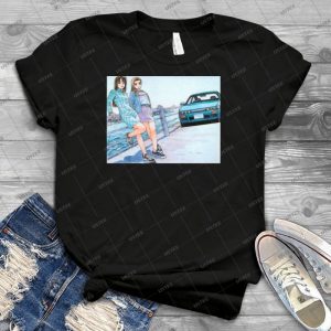 Mako  Sayuki Initial D - Trending Shirt For Women Vintage Retro Tee For Men Kid's T-Shirt Handmade Shirt