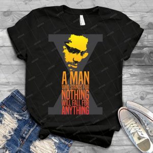 Malcolm X Typography Quotes - Best Unisex Trending Handmade T-shirt Gift Idea For Men T-shirt For Woman