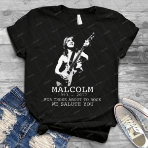 Malcolm Young Australian Guitarist - Best Unisex Trending Handmade T-shirt Gift Idea For Men T-shirt For Woman