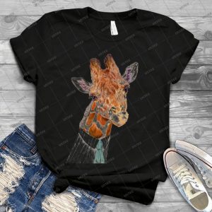 Male Giraffe 54 - Vintage Men's Shirt Tshirt For Women Classic Handmade Shirt Retro Graphic Tee