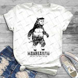 Manbearpig South Park Mythical Beast Funny Vintage 89 - Trending Shirt For Women Vintage Retro Tee For Men Kid's T-Shirt Handmade Shirt