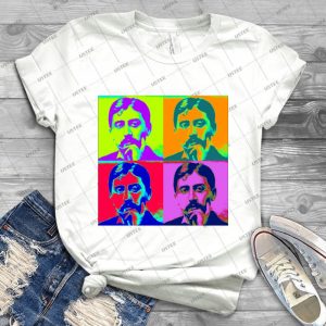 Marcel Proust Pop Art 12 - Gift Idea Shirt For Men Tee For Women Classic Retro Vintage Graphic T-Shirt