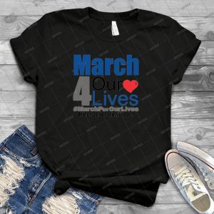 March For Our Lives #marchforourlives - Vintage Men's Shirt Tshirt For Women Classic Handmade Shirt Retro Graphic Tee