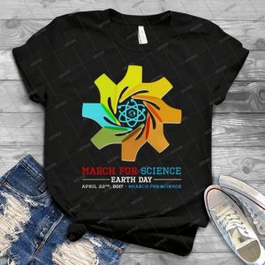 March For Science Earth Day 2017 62 - Vintage Men's Shirt Tshirt For Women Classic Handmade Shirt Retro Graphic Tee