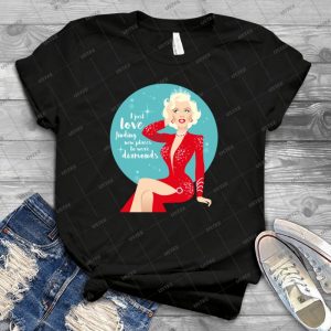 Marilyn Diamonds 5 - Vintage Men's Shirt Tshirt For Women Classic Handmade Shirt Retro Graphic Tee