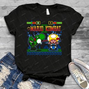 Mario Kombat Ii - Gift Idea Shirt For Men Tee For Women Classic Retro Vintage Graphic T-Shirt