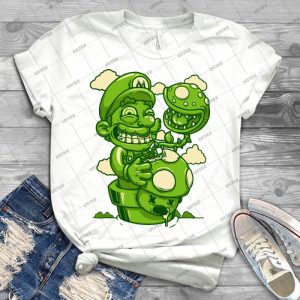 Mario Shrooms - Gift Idea Shirt For Men Tee For Women Classic Retro Vintage Graphic T-Shirt