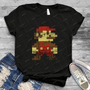 Mario T Shirt - Gift Idea Shirt For Men Tee For Women Classic Retro Vintage Graphic T-Shirt