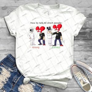 Marshmello Getting Punked - Gift Idea Shirt For Men Tee For Women Classic Retro Vintage Graphic T-Shirt