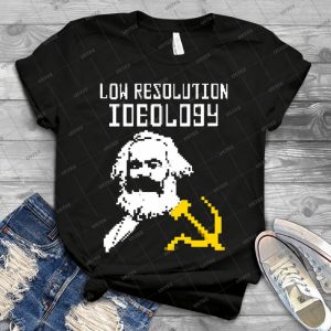 Marxism-A Low Resolution Ideology - Vintage Men's Shirt Tshirt For Women Classic Handmade Shirt Retro Graphic Tee