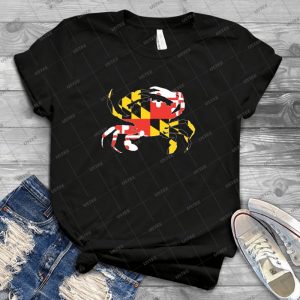Maryland Crab 35 - Vintage Men's Shirt Tshirt For Women Classic Handmade Shirt Retro Graphic Tee