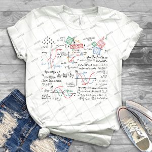 Mathematics Formulas Numbers - Best Unisex Trending Handmade T-shirt Gift Idea For Men T-shirt For Woman