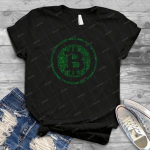 Matrice Symbole Bitcoin Style - Gift Idea Shirt For Men Tee For Women Classic Retro Vintage Graphic T-Shirt