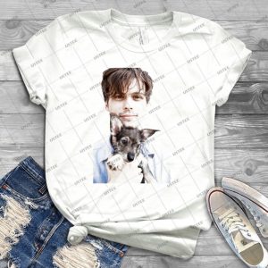 Matthew Gray Gubler Holding Puppy 8 - Trending Shirt For Women Vintage Retro Tee For Men Kid's T-Shirt Handmade Shirt