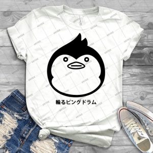 Mawaru Penguindrum Silhouette - Vintage Men's Shirt Tshirt For Women Classic Handmade Shirt Retro Graphic Tee