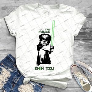May The Force Be Shih Tzu - Best Unisex Trending Handmade T-shirt Gift Idea For Men T-shirt For Woman