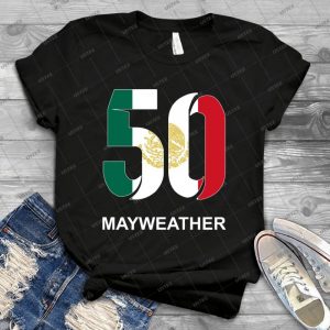 Mayweather 50 - Mexico - - Gift Idea Shirt For Men Tee For Women Classic Retro Vintage Graphic T-Shirt
