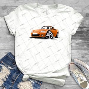 Mazda Mx5 - Mk2 - Gold 47 - Vintage Men's Shirt Tshirt For Women Classic Handmade Shirt Retro Graphic Tee