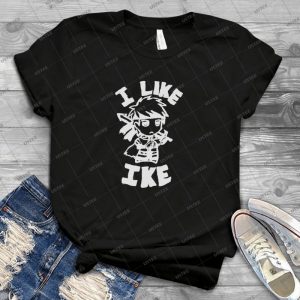 Me Gusta Ike - Vintage Men's Shirt Tshirt For Women Classic Handmade Shirt Retro Graphic Tee