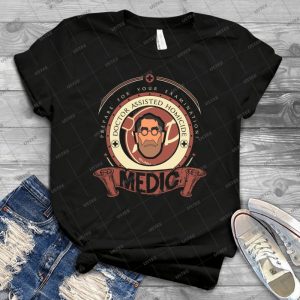 Medic-Red Team - Gift Idea Shirt For Men Tee For Women Classic Retro Vintage Graphic T-Shirt