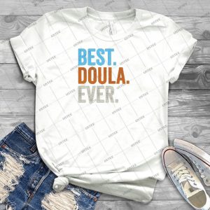 Meilleur Doula Ever Grossesse Cadeau De Naissance Enceinte 28 - Trending Shirt For Women Vintage Retro Tee For Men Kid's T-Shirt Handmade Shirt