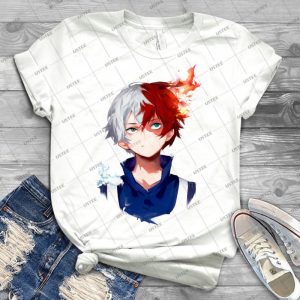 Mein Held Academie - Shouto Todoroki - 13 - Trending Shirt For Women Vintage Retro Tee For Men Kid's T-Shirt Handmade Shirt