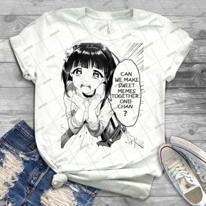 Meme Time With Onii-Chan - Vintage Men's Shirt Tshirt For Women Classic Handmade Shirt Retro Graphic Tee