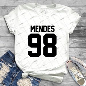 Mendes 98 21 - Vintage Men's Shirt Tshirt For Women Classic Handmade Shirt Retro Graphic Tee