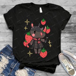Merengue Of Animal Crossing 16 - Vintage Men's Shirt Tshirt For Women Classic Handmade Shirt Retro Graphic Tee