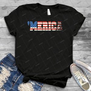 Merica Flag 96 - Gift Idea Shirt For Men Tee For Women Classic Retro Vintage Graphic T-Shirt