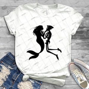 Mermaid And Sailor 30 - Trending Shirt For Women Vintage Retro Tee For Men Kid's T-Shirt Handmade Shirt