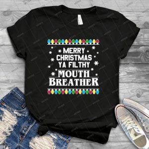 Merry Christmas Mouth Breather - Best Unisex Trending Handmade T-shirt Gift Idea For Men T-shirt For Woman
