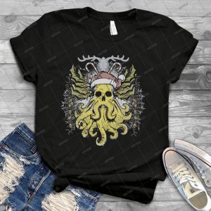 Merry Cthulhumas 36 - Trending Shirt For Women Vintage Retro Tee For Men Kid's T-Shirt Handmade Shirt
