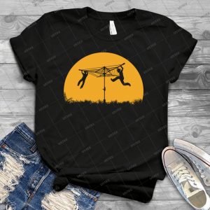 Merry Go Sunset 46 - Vintage Men's Shirt Tshirt For Women Classic Handmade Shirt Retro Graphic Tee