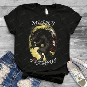 Merry Krampus - Best Unisex Trending Handmade T-shirt Gift Idea For Men T-shirt For Woman