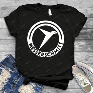Messerschmitt Aircraft Logo -White- - No Label - - Best Unisex Trending Handmade T-shirt Gift Idea For Men T-shirt For Woman