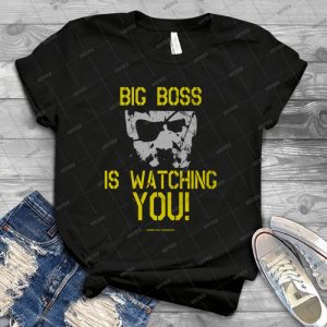 Metal Gear Solid-Big Boss Is Watching You - Best Unisex Trending Handmade T-shirt Gift Idea For Men T-shirt For Woman