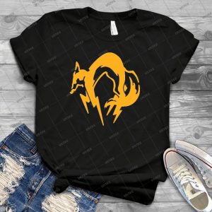 Metal Gear Solid-Fox - Vintage Men's Shirt Tshirt For Women Classic Handmade Shirt Retro Graphic Tee