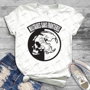 Metal Gear Solid-Msf - Militaires Sans Frontiãƒâ¨res - - Best Unisex Trending Handmade T-shirt Gift Idea For Men T-shirt For Woman