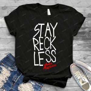 Mgk Stay Reckless - Vintage Men's Shirt Tshirt For Women Classic Handmade Shirt Retro Graphic Tee