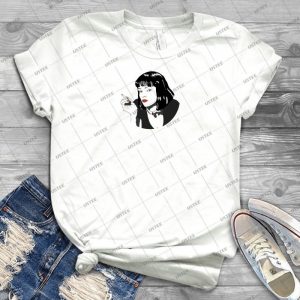 Mia Wallace - Pulp Fiction 49 - Trending Shirt For Women Vintage Retro Tee For Men Kid's T-Shirt Handmade Shirt