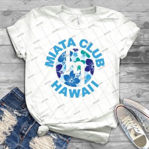 Miata Club Of Hawaii Floral Circlem 1 - Gift Idea Shirt For Men Tee For Women Classic Retro Vintage Graphic T-Shirt