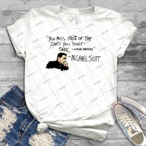 Michael Scott Quote - Gift Idea Shirt For Men Tee For Women Classic Retro Vintage Graphic T-Shirt