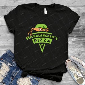 Michelangelo S Pizza 62 - Best Unisex Trending Handmade T-shirt Gift Idea For Men T-shirt For Woman